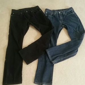 2 pairs men's Levi Strauss & CO. Jeans